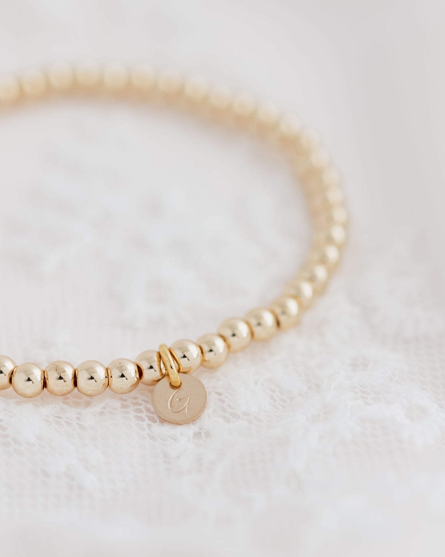 Gold Plated Initial Bracelet