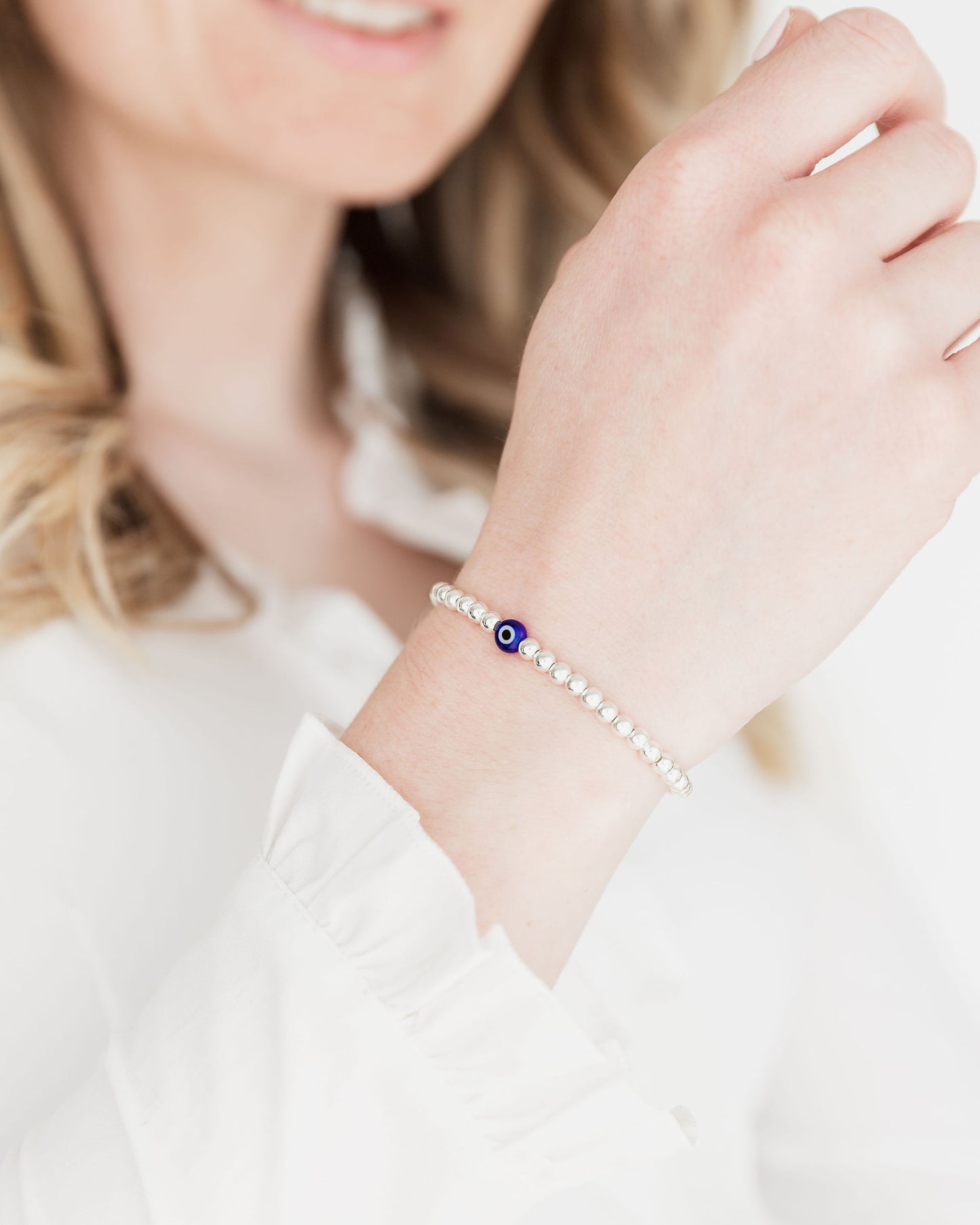 Evil Eye Silver Bracelet