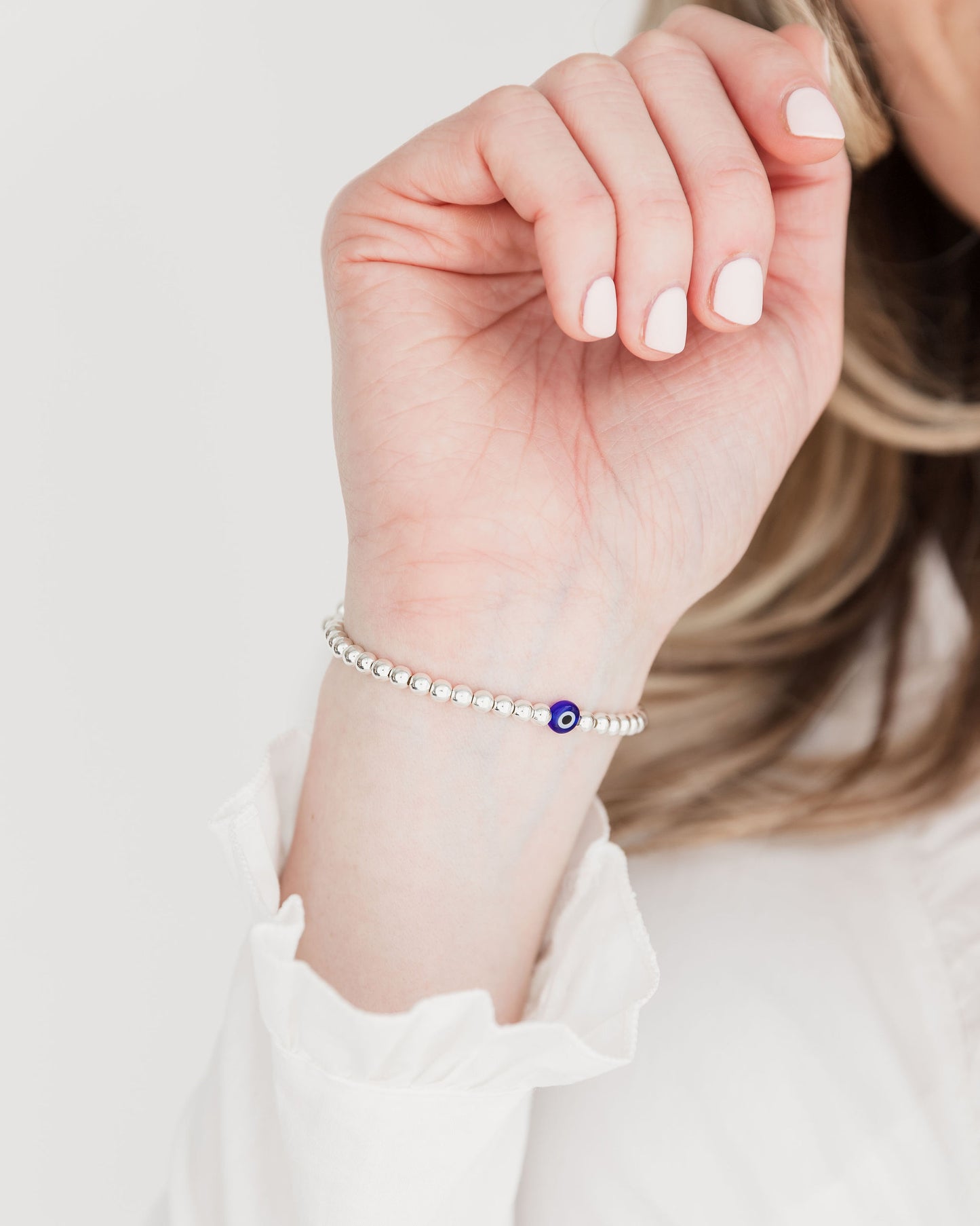 Evil Eye Silver Bracelet
