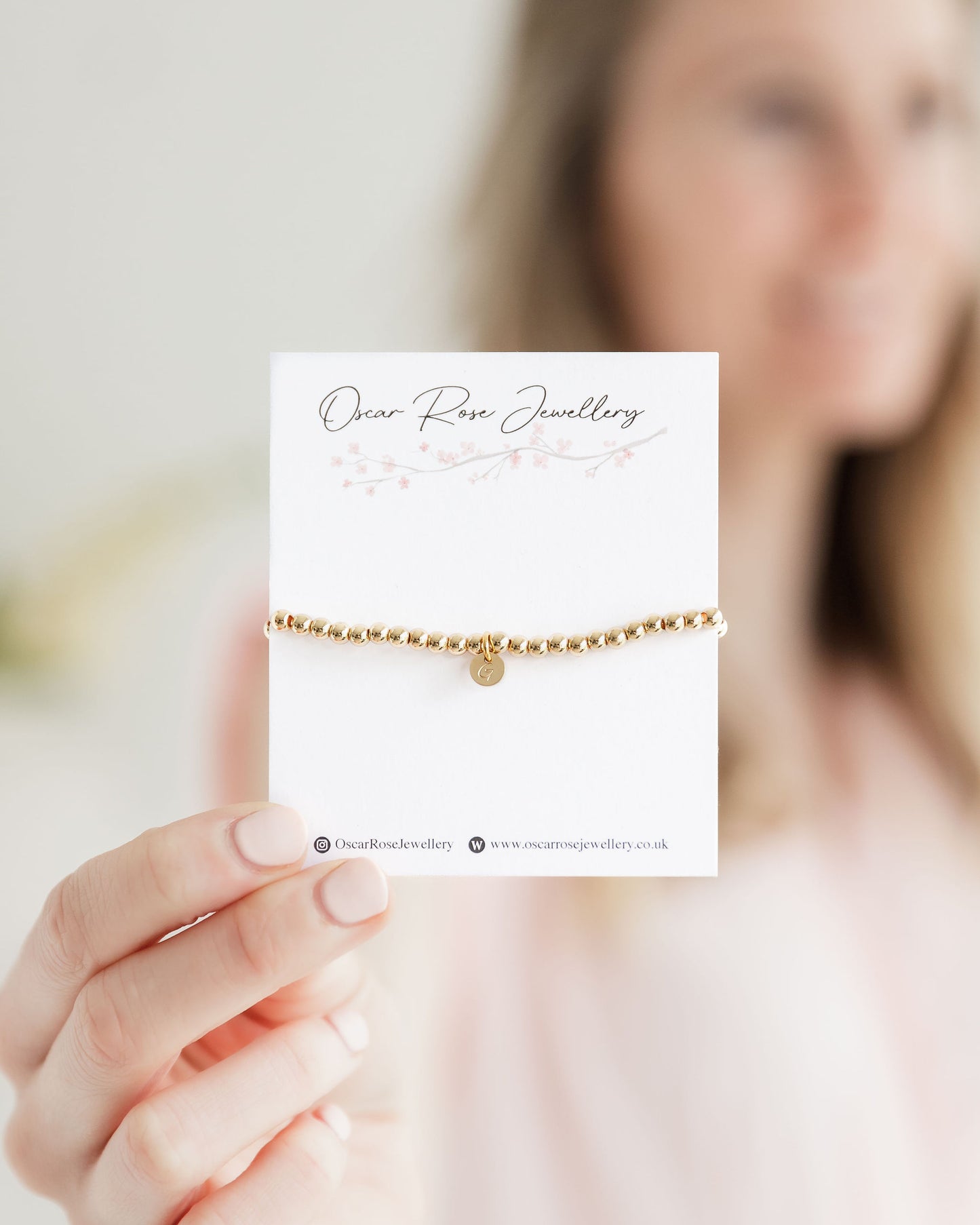 Gold Plated Initial Bracelet