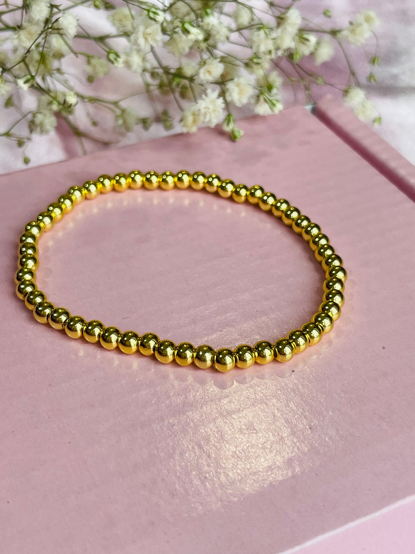 Gold Plated Stretch Bracelet