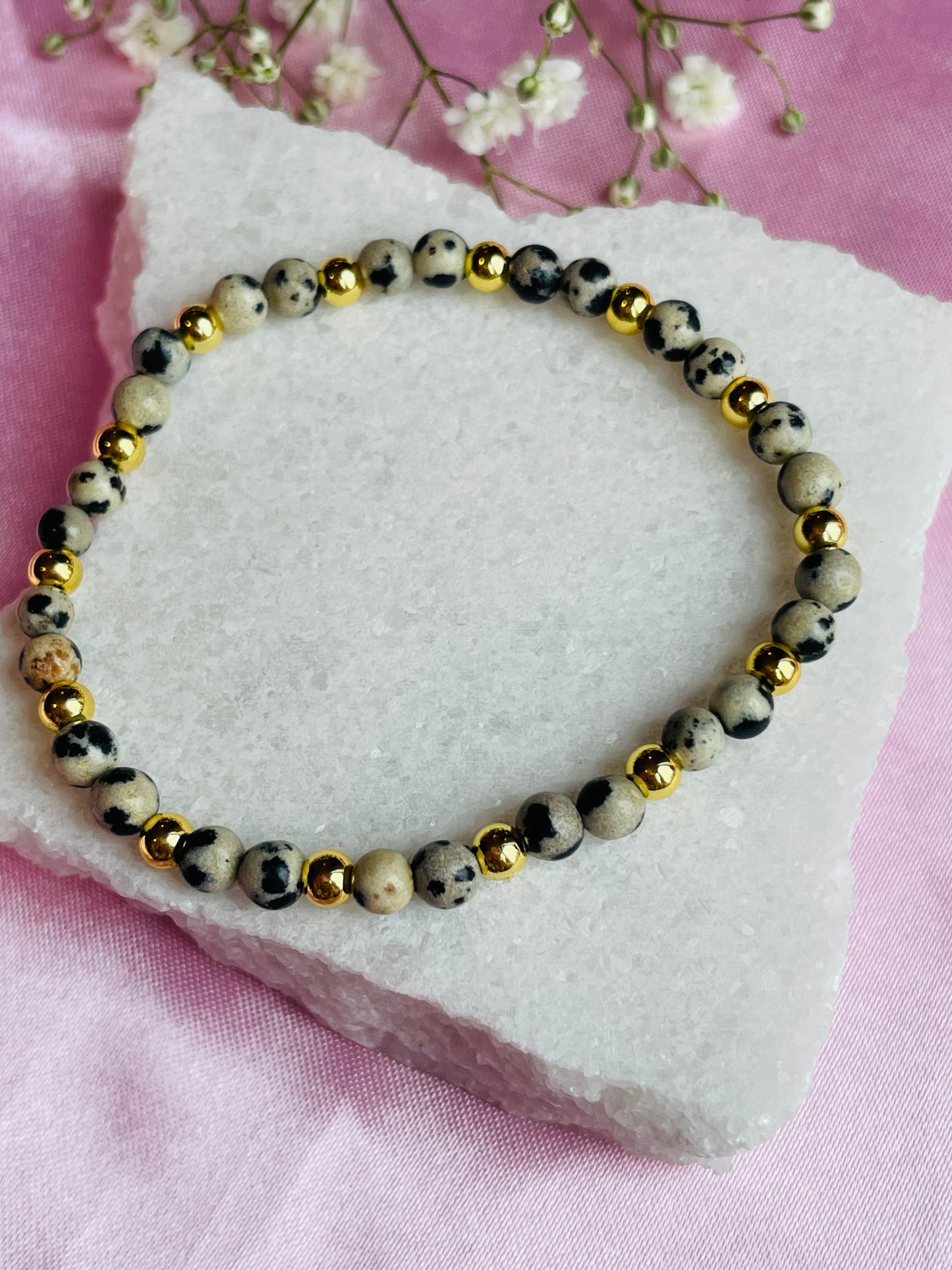 Dalmation Jasper Bracelet