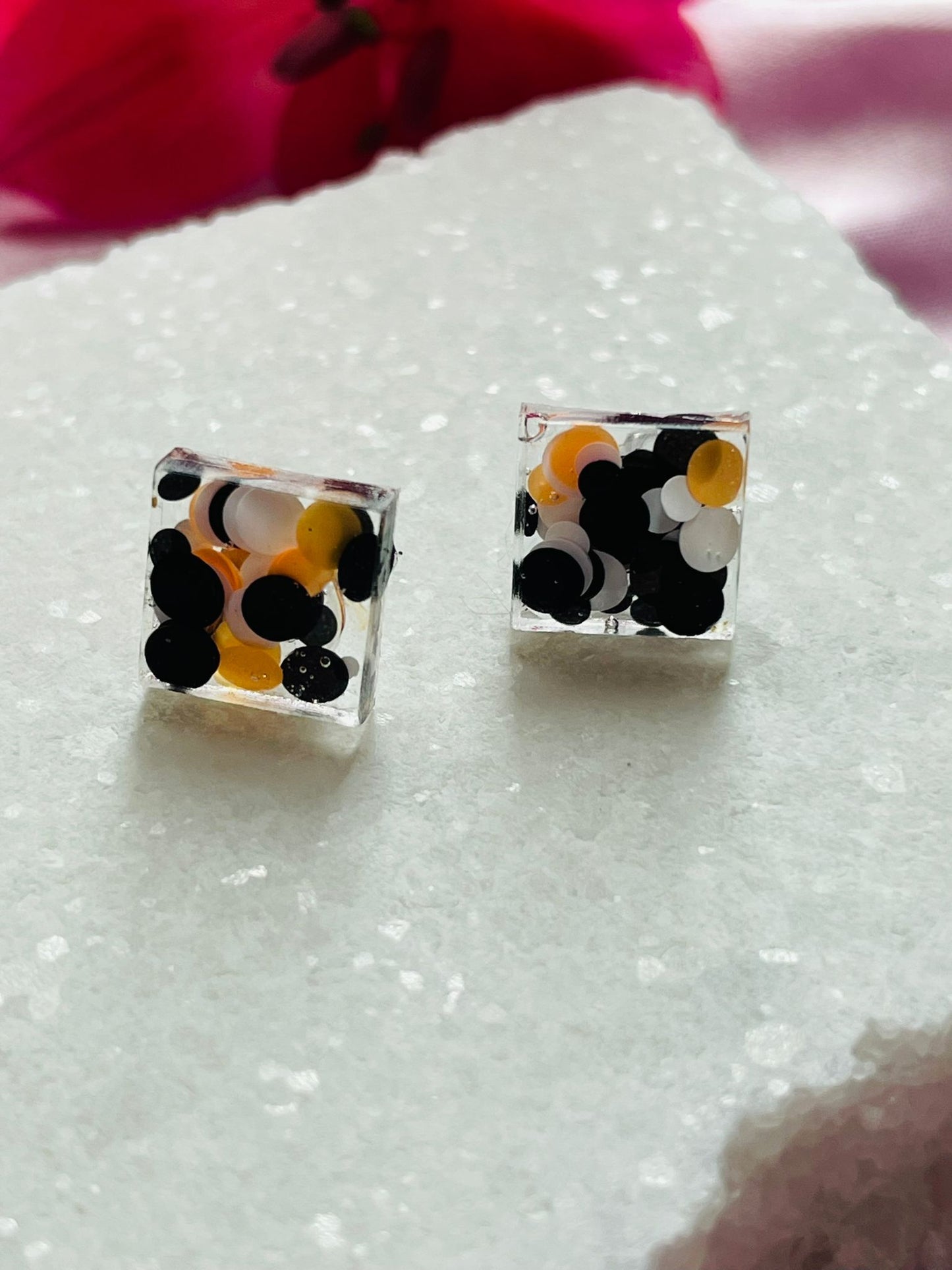 Halloween Resin Stud Earrings