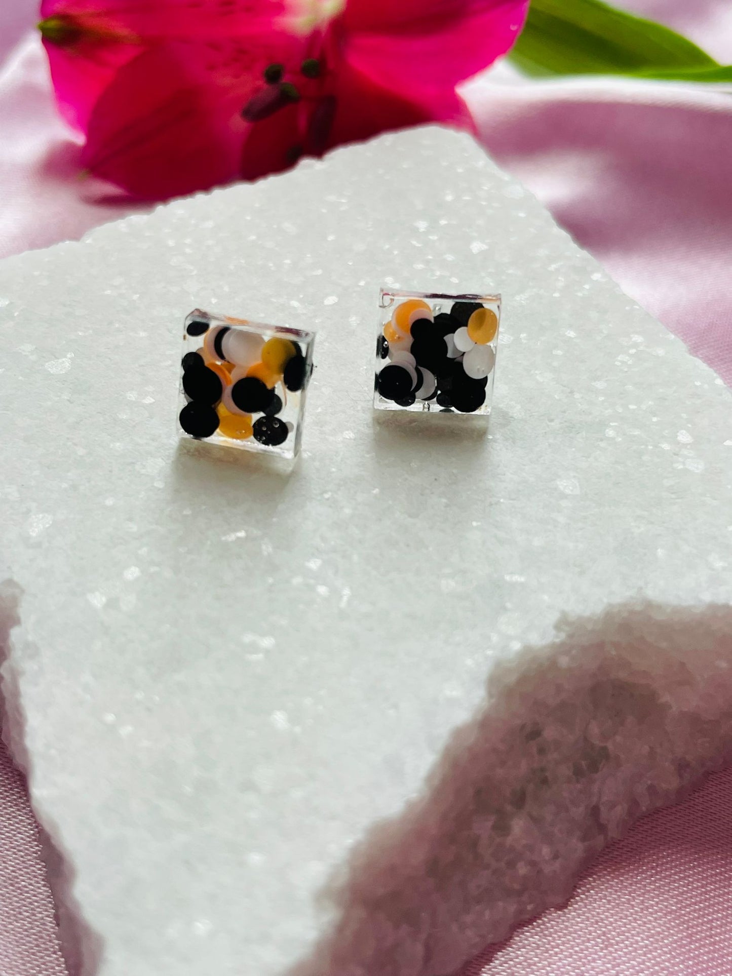 Halloween Resin Stud Earrings