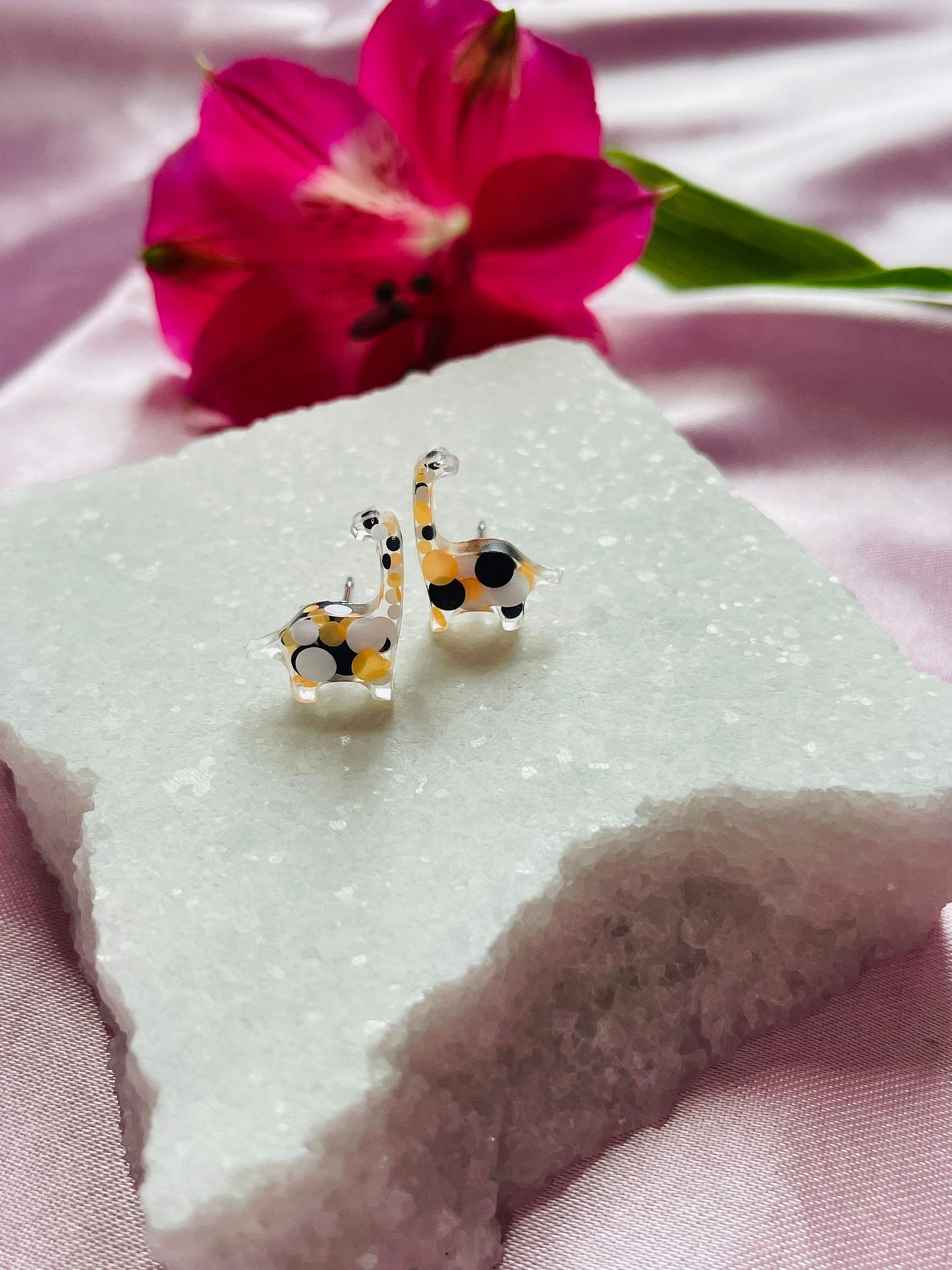 Dinosaur Resin Stud Earrings