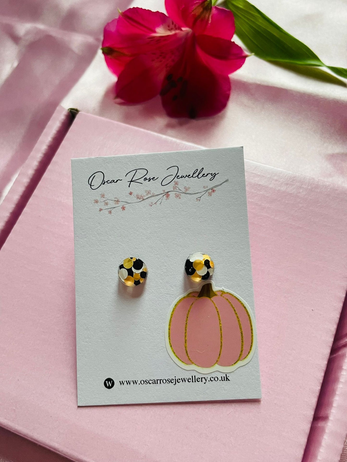 Halloween Resin Stud Earrings