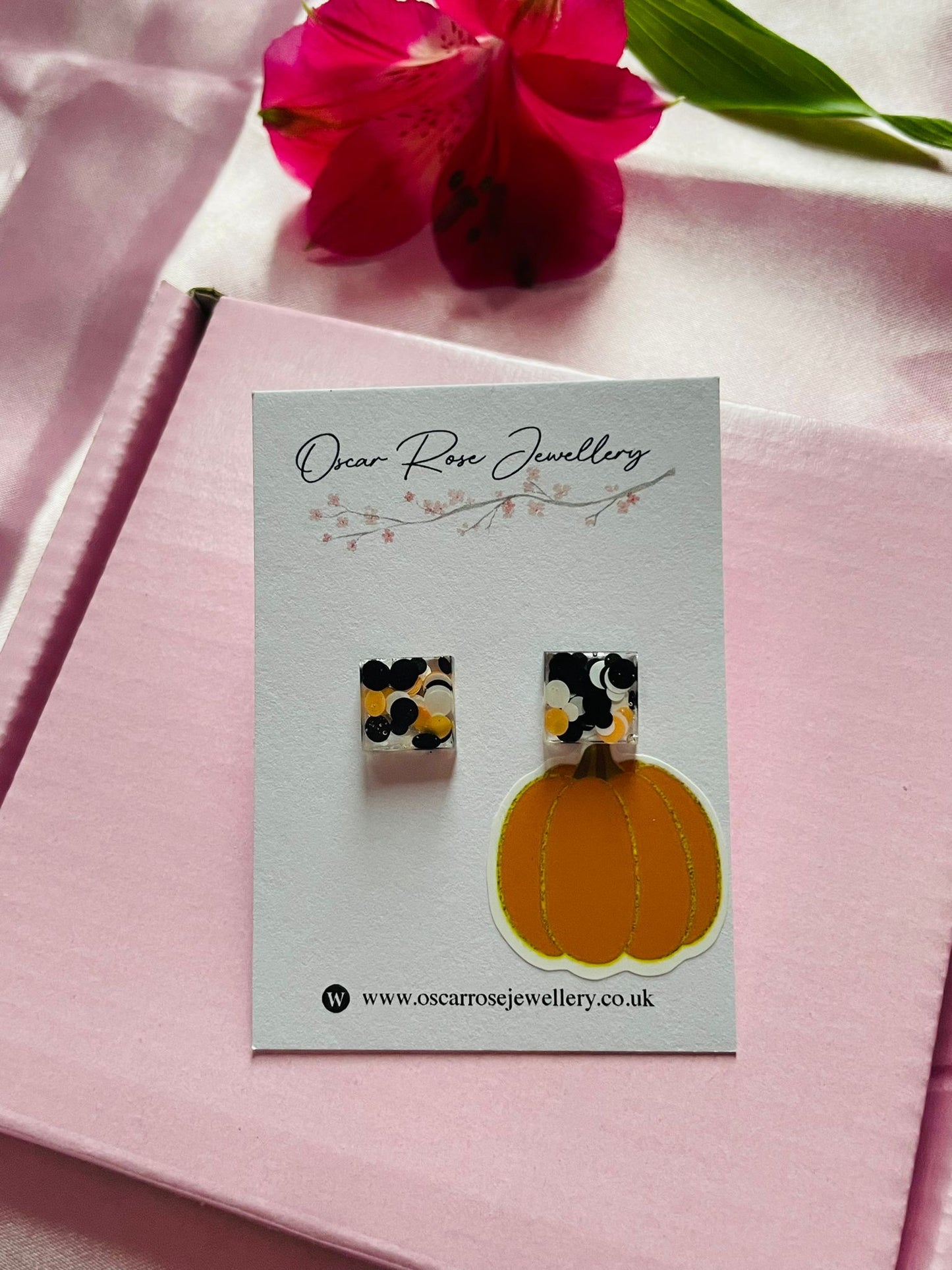 Halloween Resin Stud Earrings