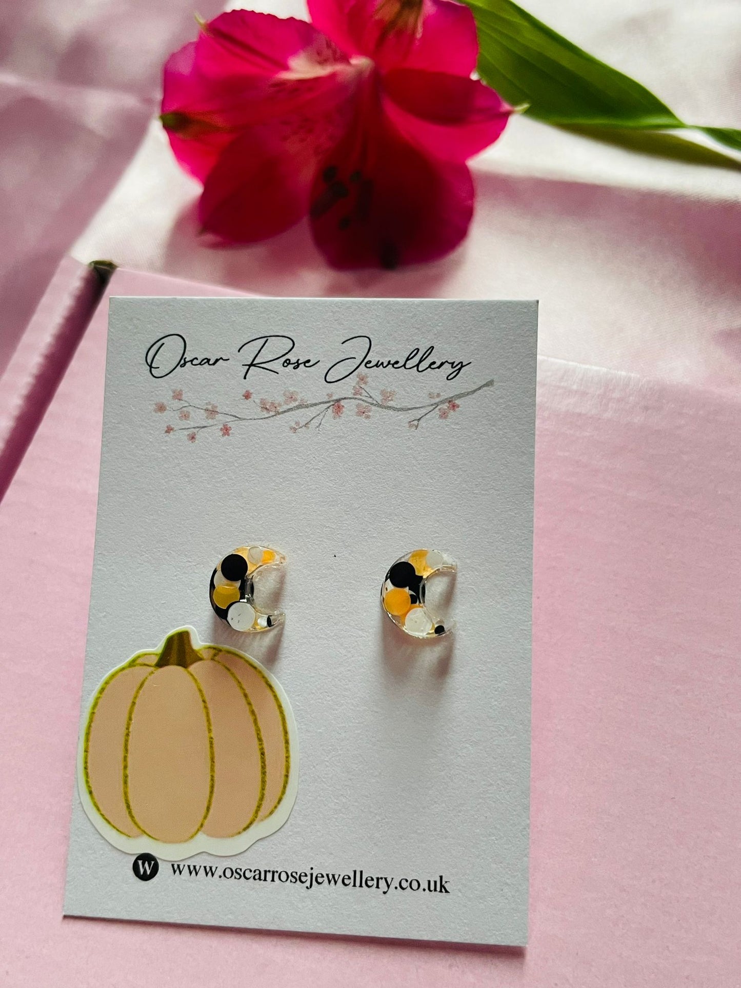 Halloween Resin Stud Earrings