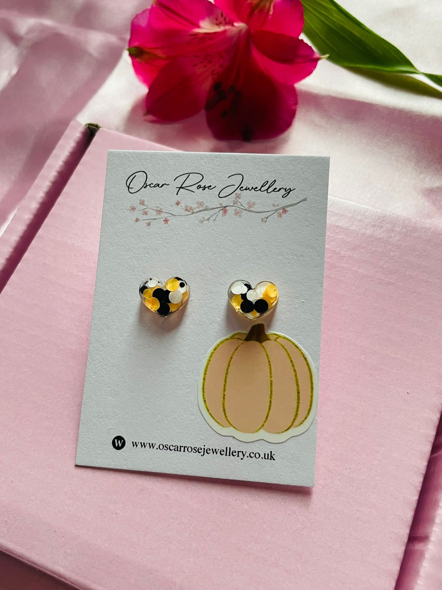 Halloween Resin Stud Earrings