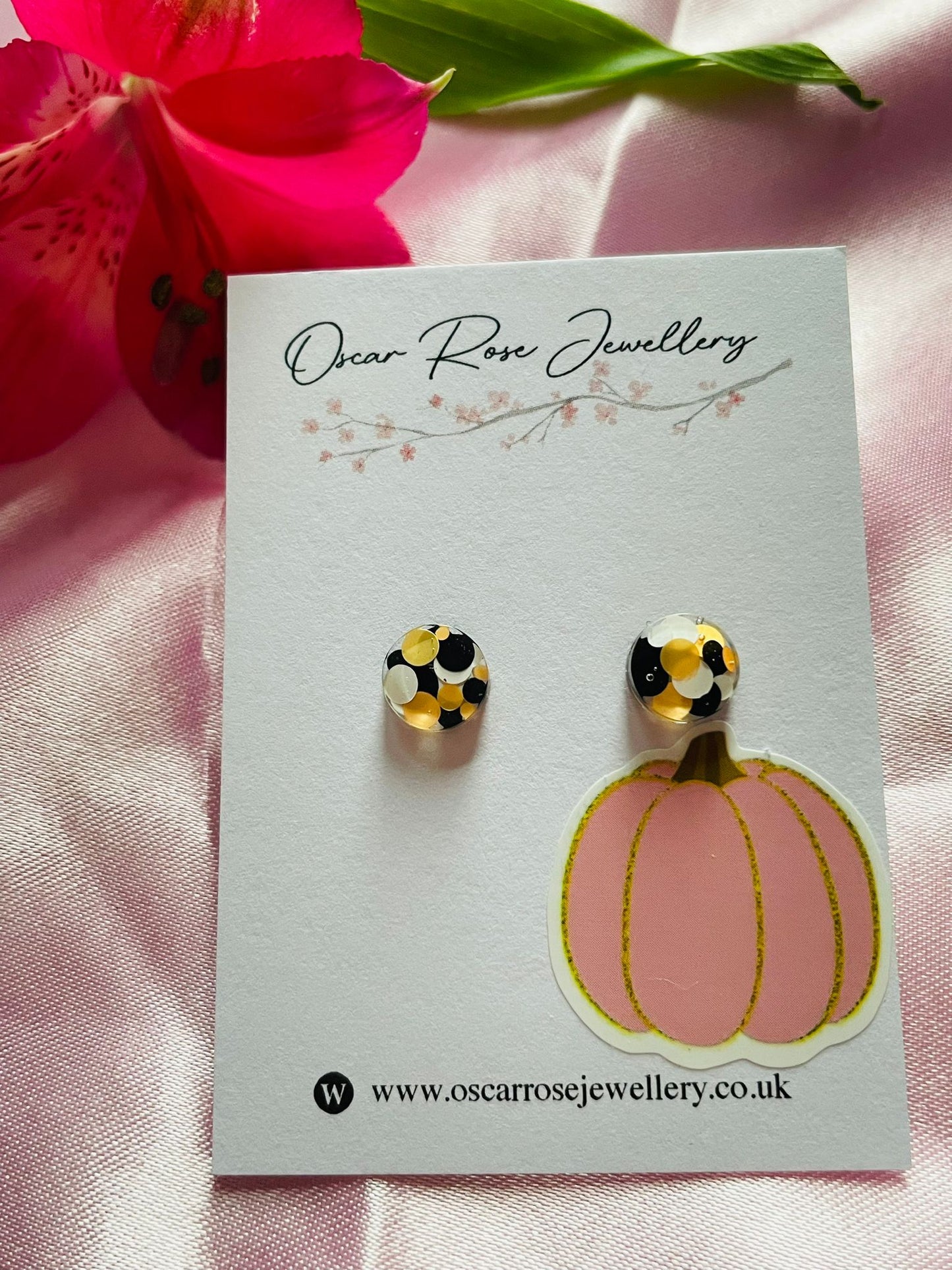 Halloween Resin Stud Earrings