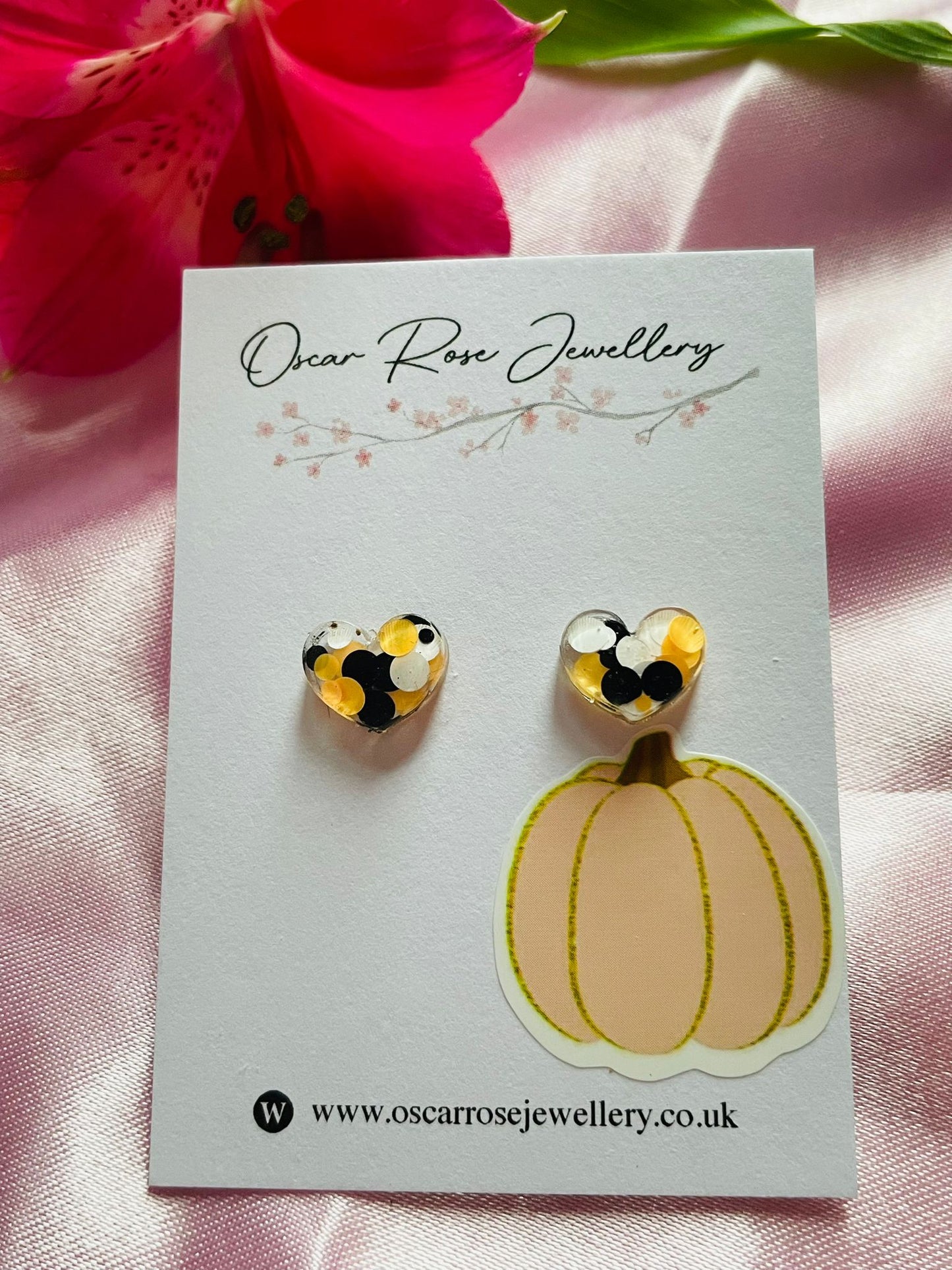 Halloween Resin Stud Earrings