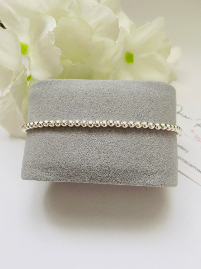 Silver Stacking Stretch Bracelet