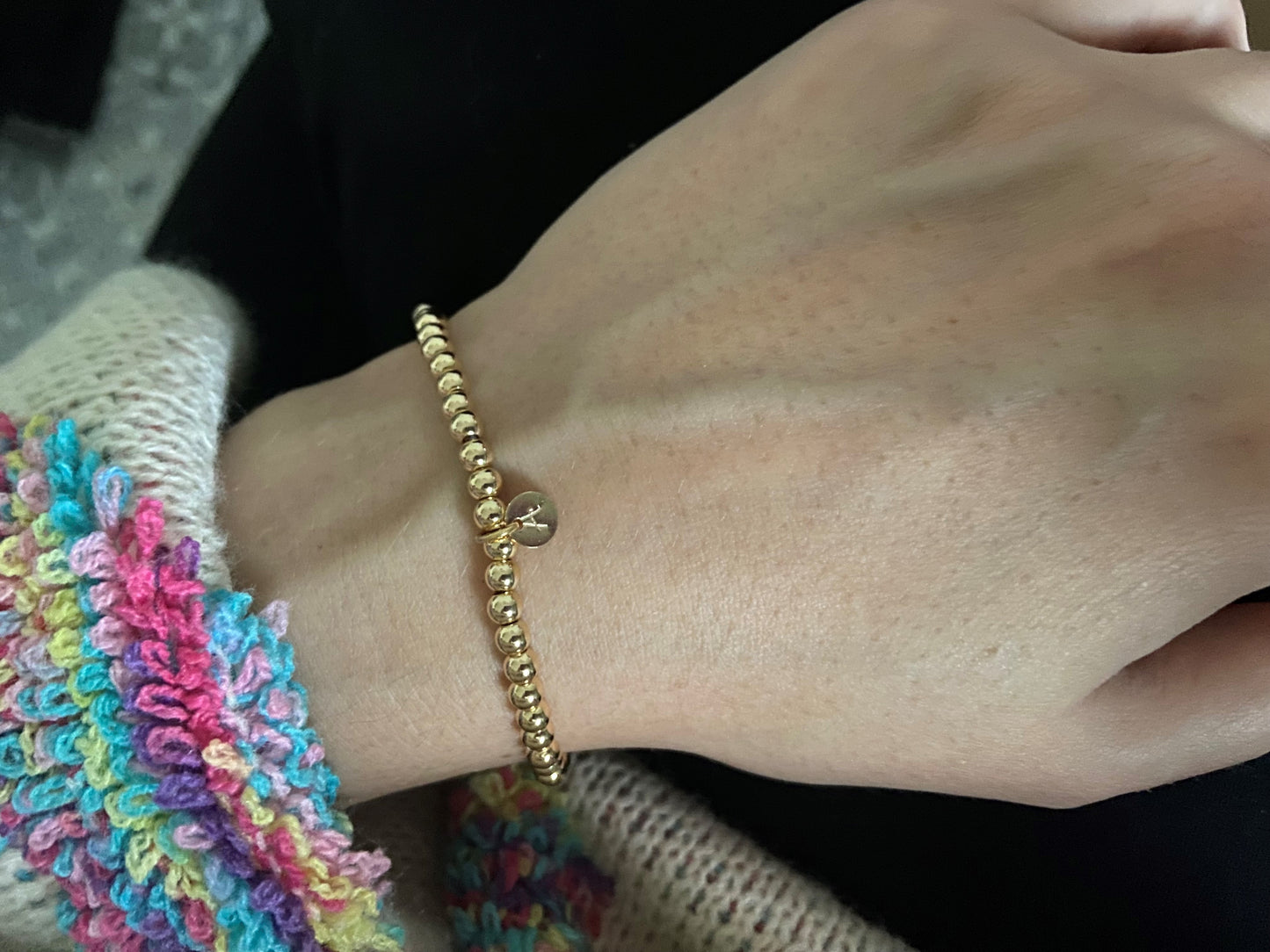 Gold Plated Initial Bracelet