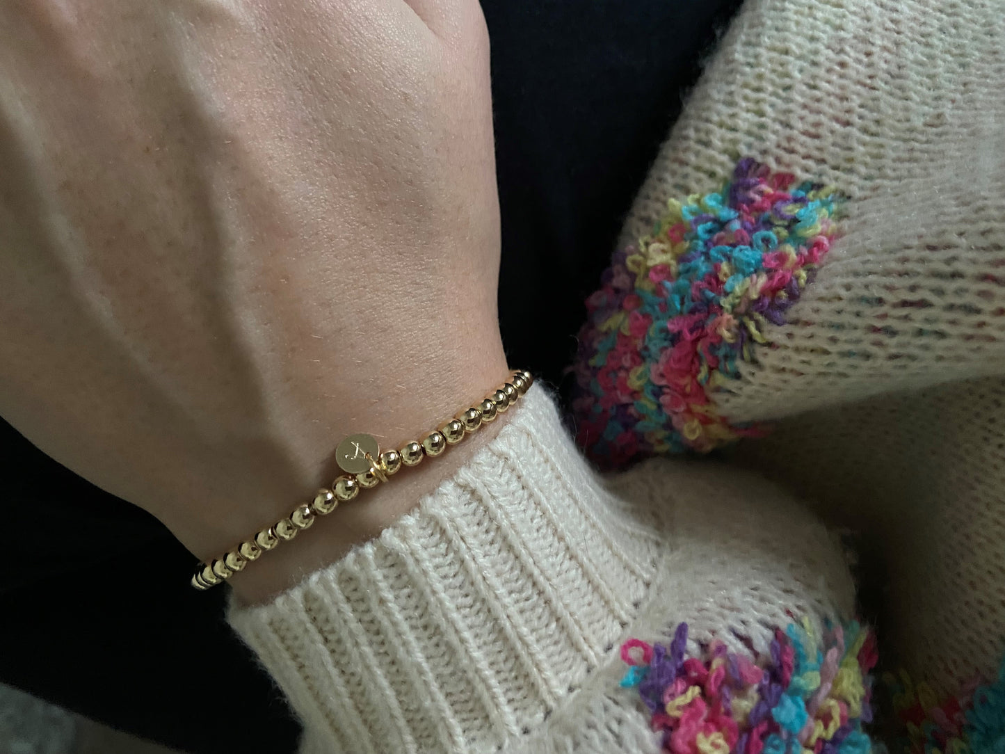 Gold Plated Initial Bracelet