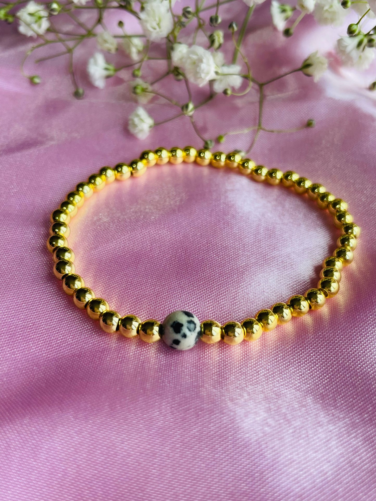 Dalmation Jasper Bracelet