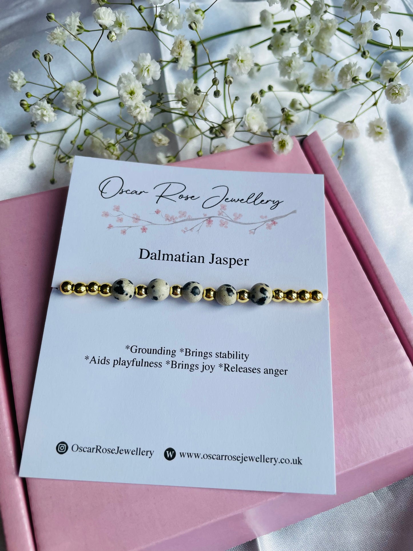 Dalmation Jasper Bracelet