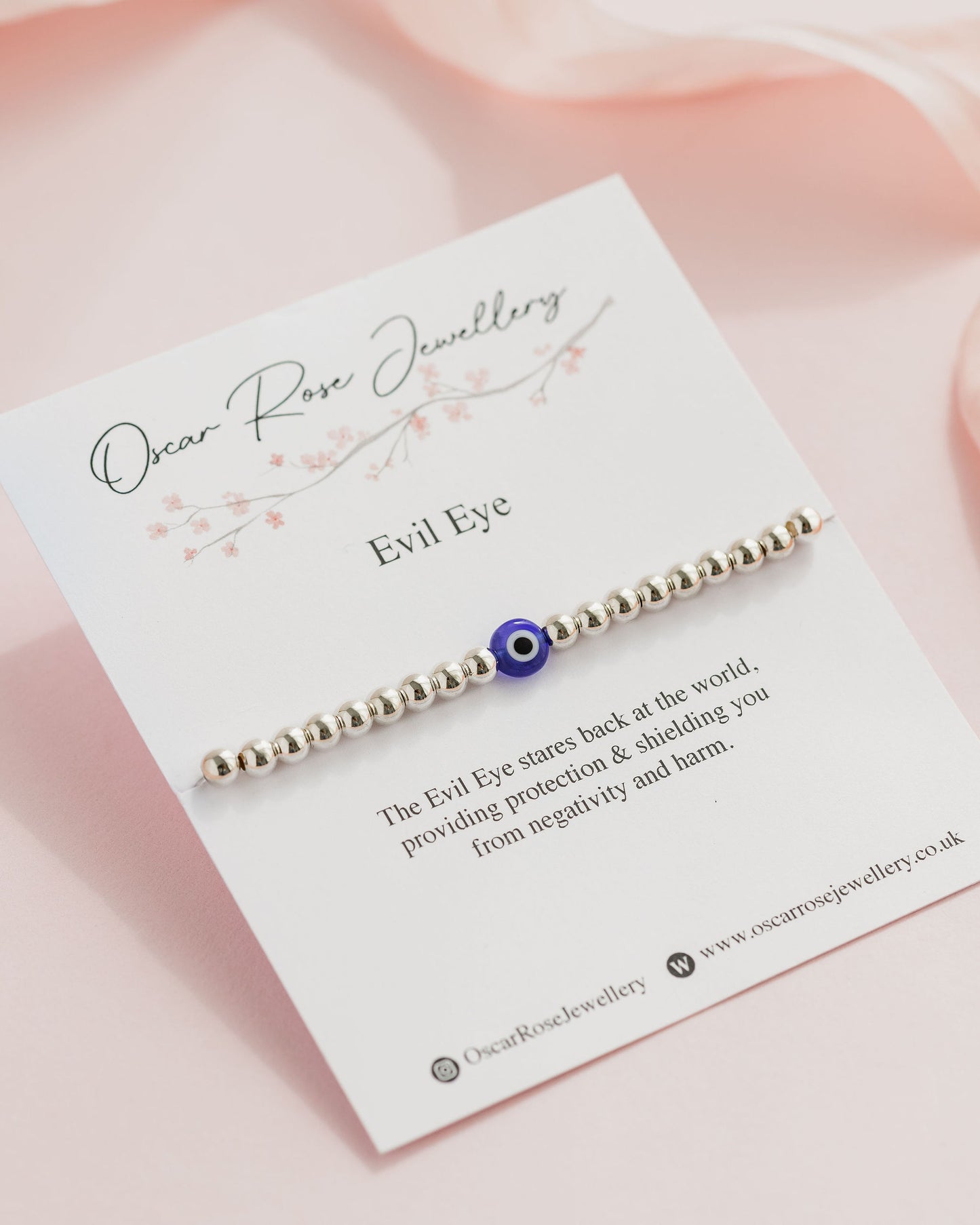 Evil Eye Silver Bracelet