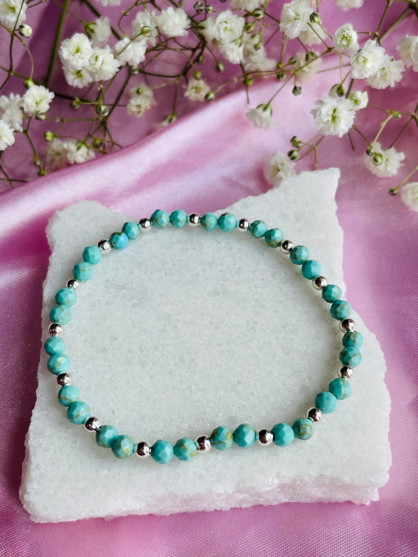 Turquoise & Silver Bracelet