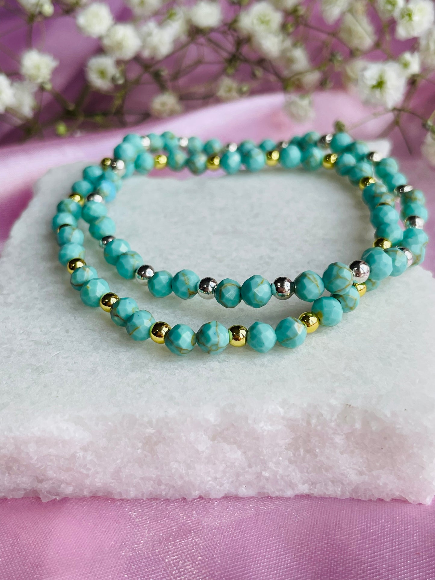 Turquoise & Silver Bracelet