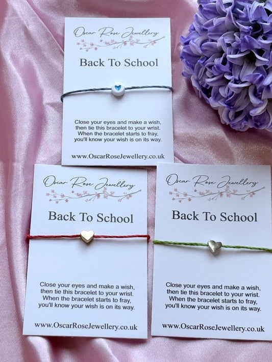 Back To School Wish Bracelet