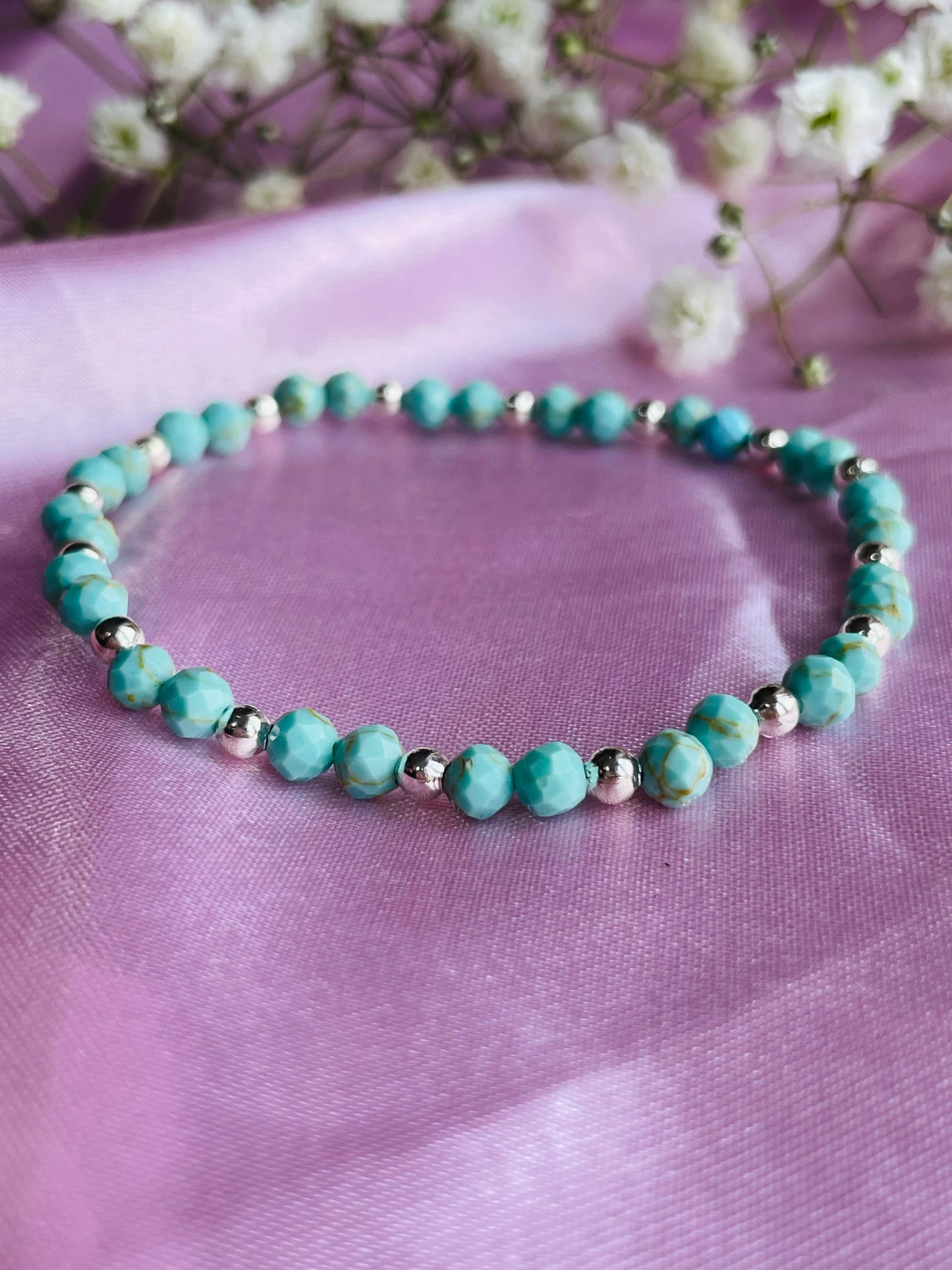Turquoise & Silver Bracelet