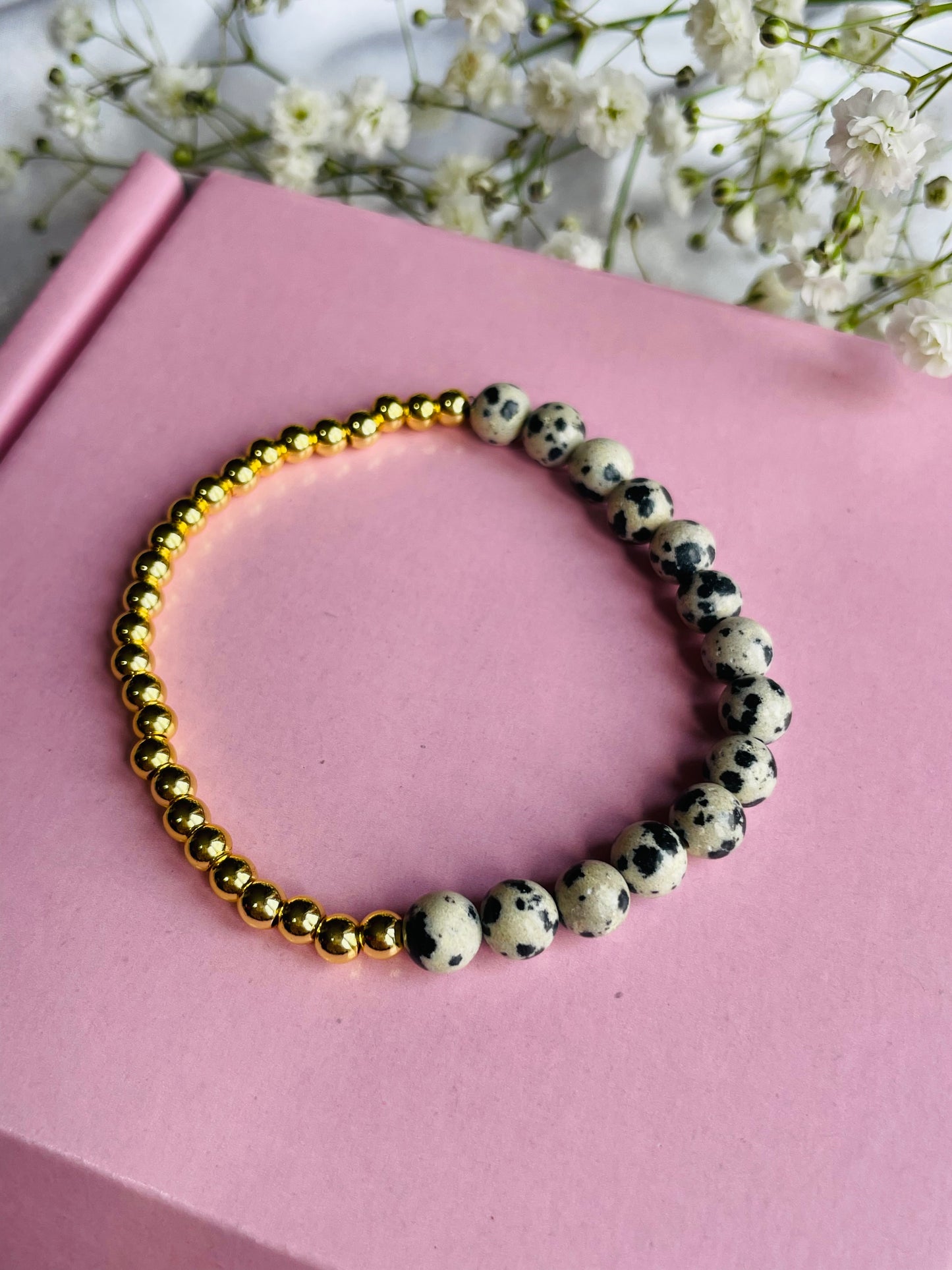 Dalmation Jasper Bracelet