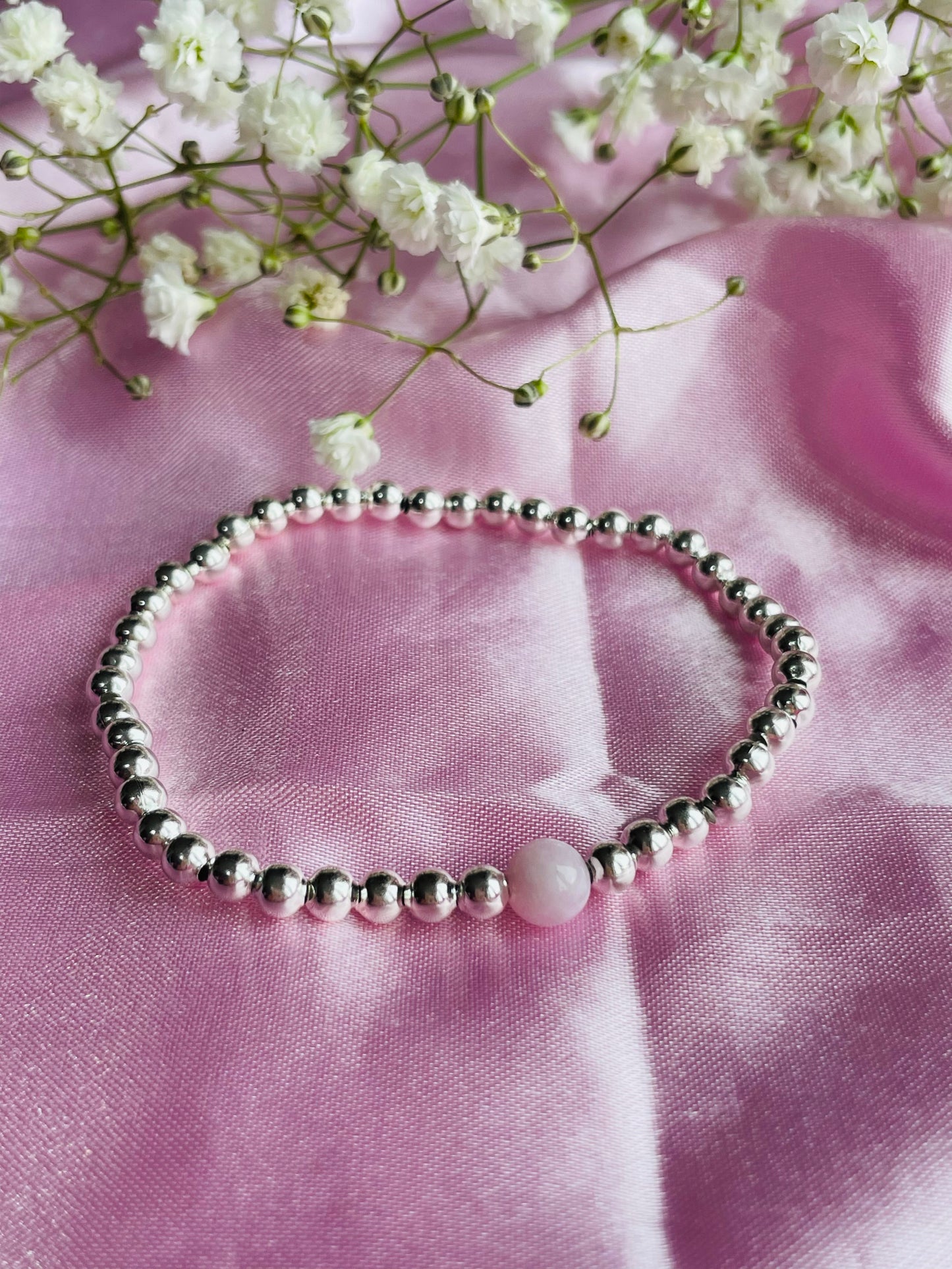 🌸 Morganite Crystal Bracelet | Divine Love Stone | Heart Healing | Compassion & Emotional Balance | Meaningful Gift