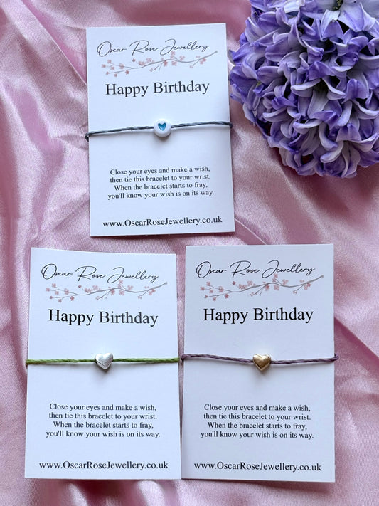 Happy Birthday Wish Bracelet