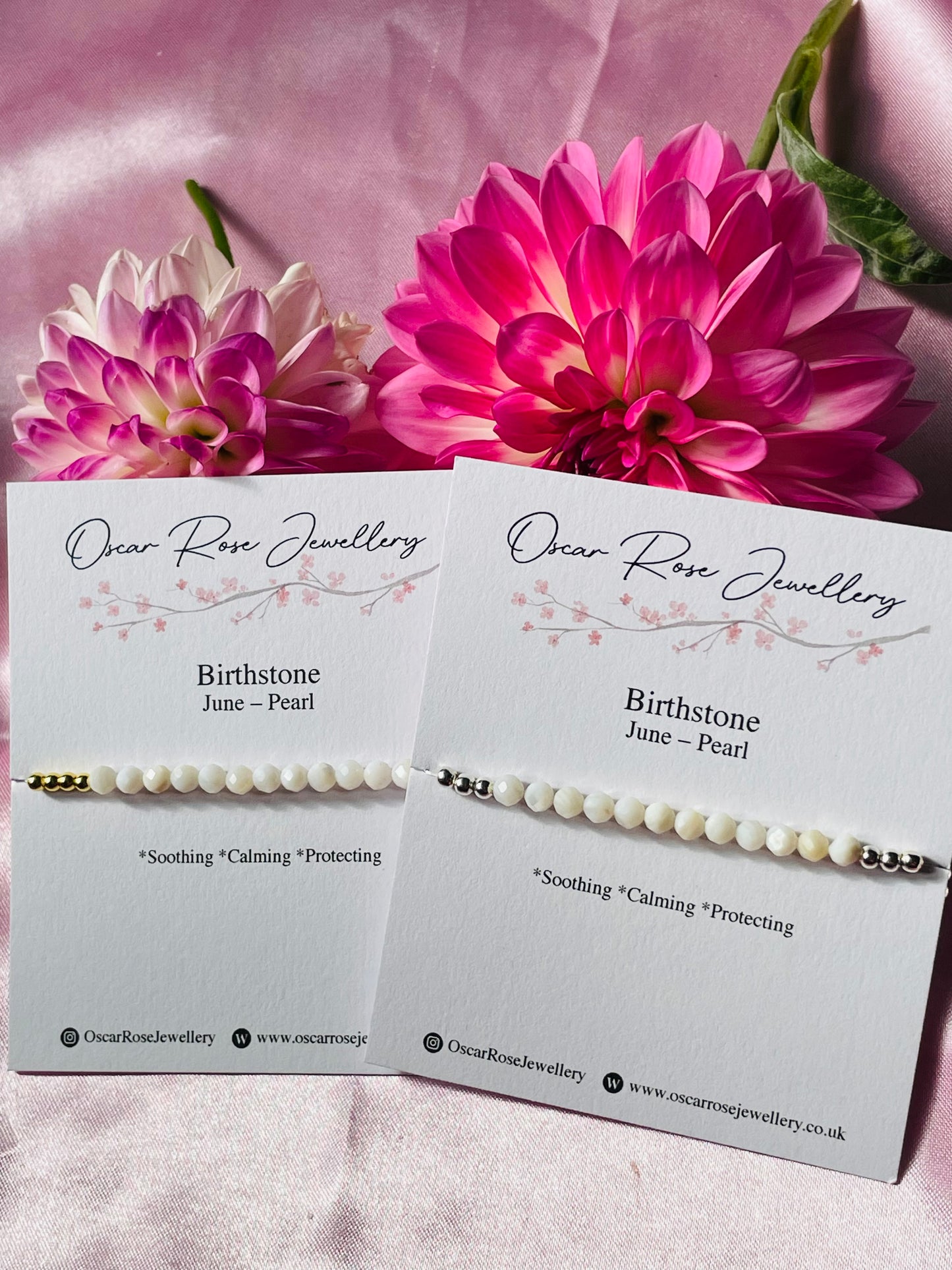 June Birthstone Bracelet - Pearl