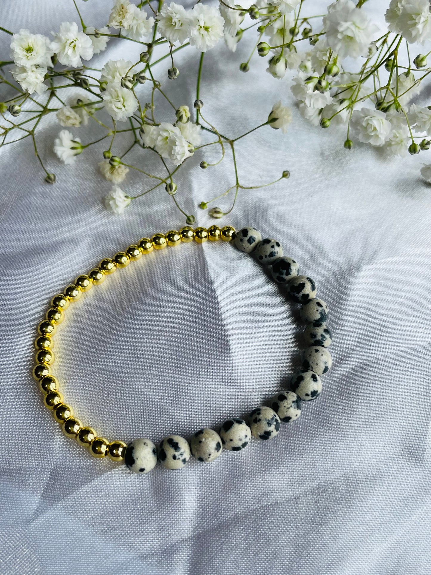 Dalmation Jasper Bracelet