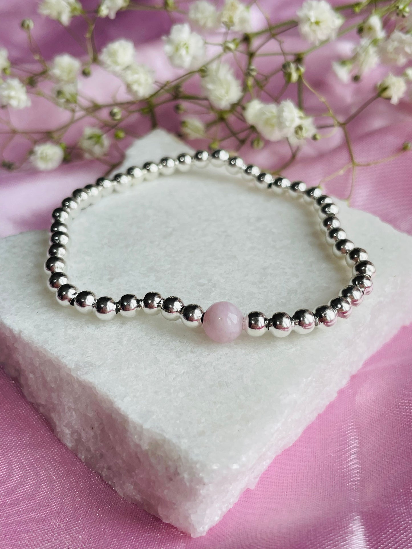 🌸 Morganite Crystal Bracelet | Divine Love Stone | Heart Healing | Compassion & Emotional Balance | Meaningful Gift