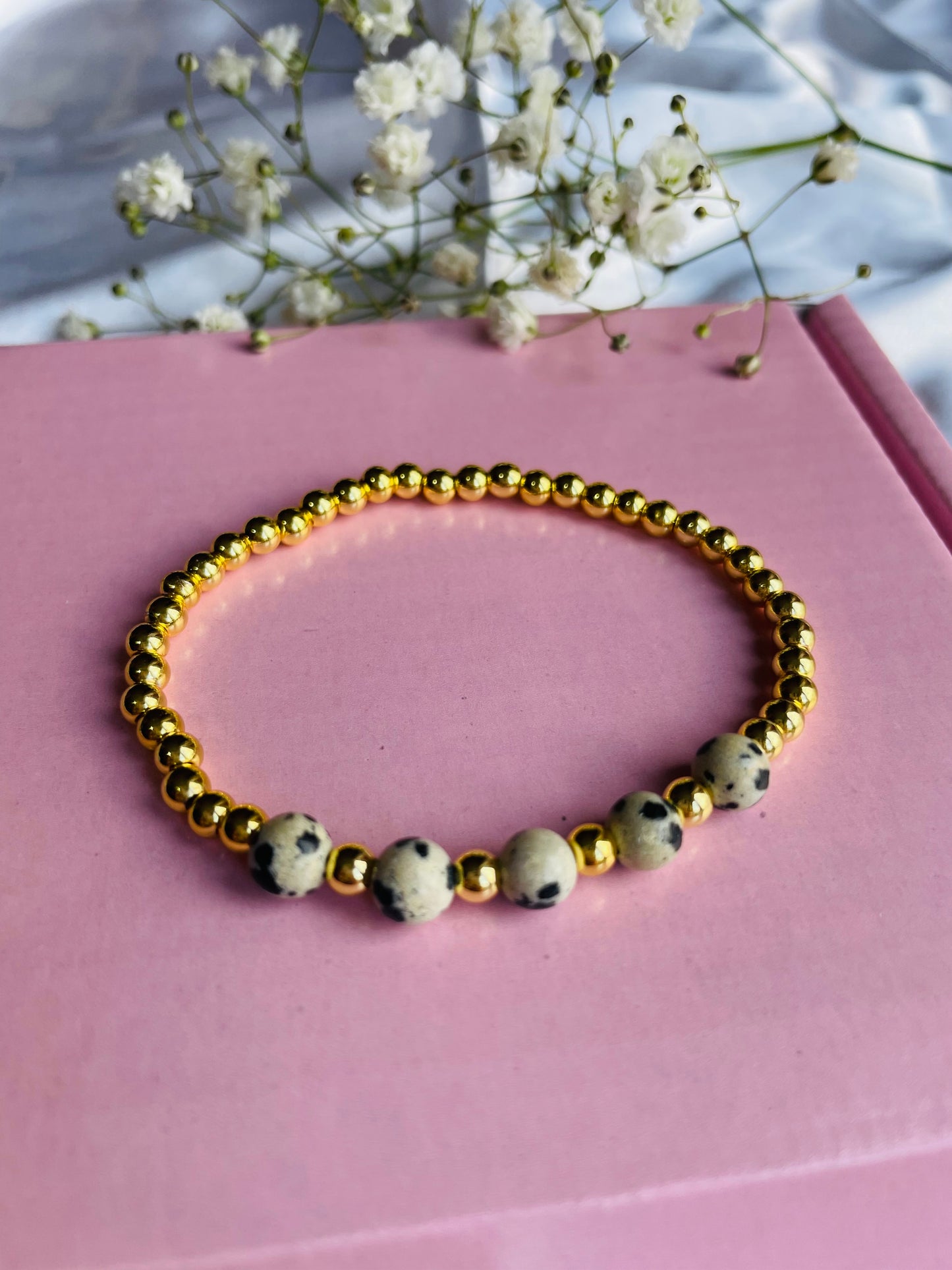 Dalmation Jasper Bracelet