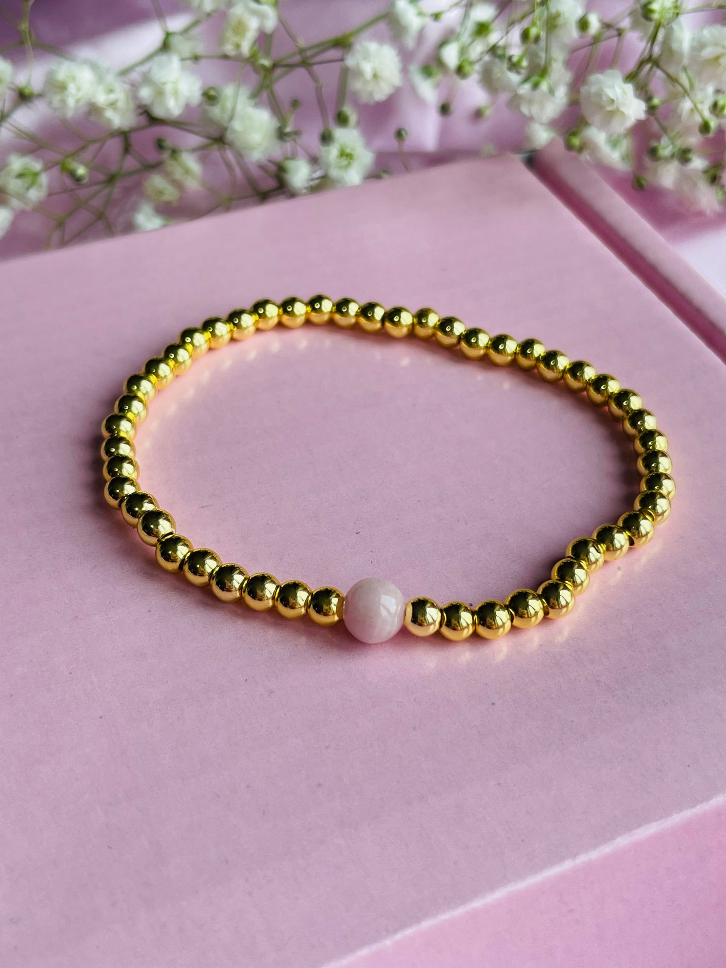 🌸 Morganite Crystal Bracelet | Divine Love Stone | Heart Healing | Compassion & Emotional Balance | Meaningful Gift