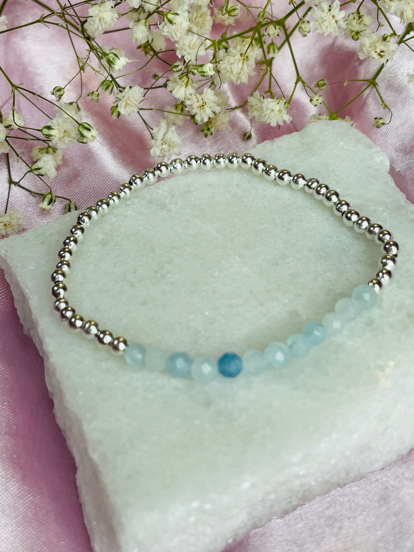 March Birthstone Bracelet - Aquamarine