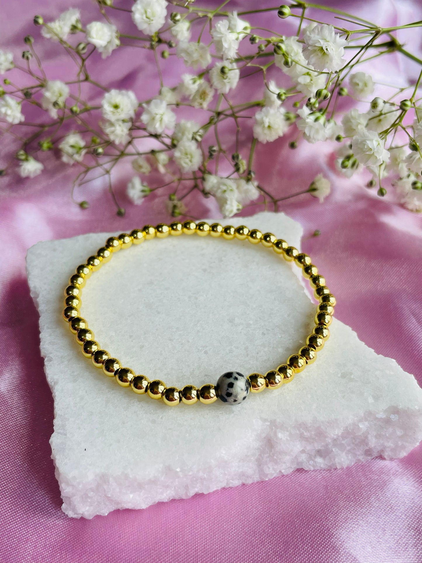 Dalmation Jasper Bracelet