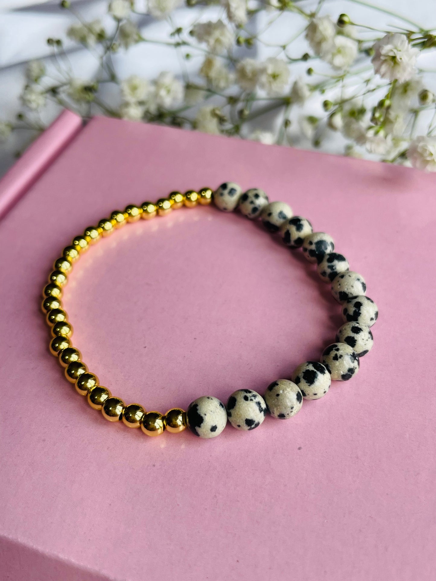 Dalmation Jasper Bracelet