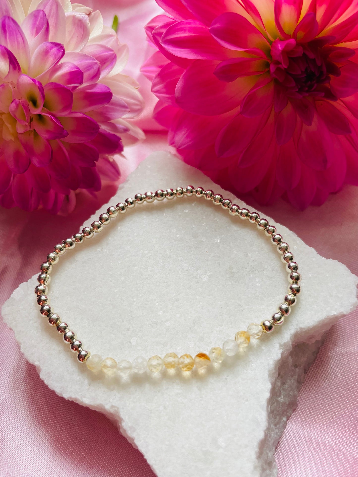 November Birthstone Bracelet - Citrine