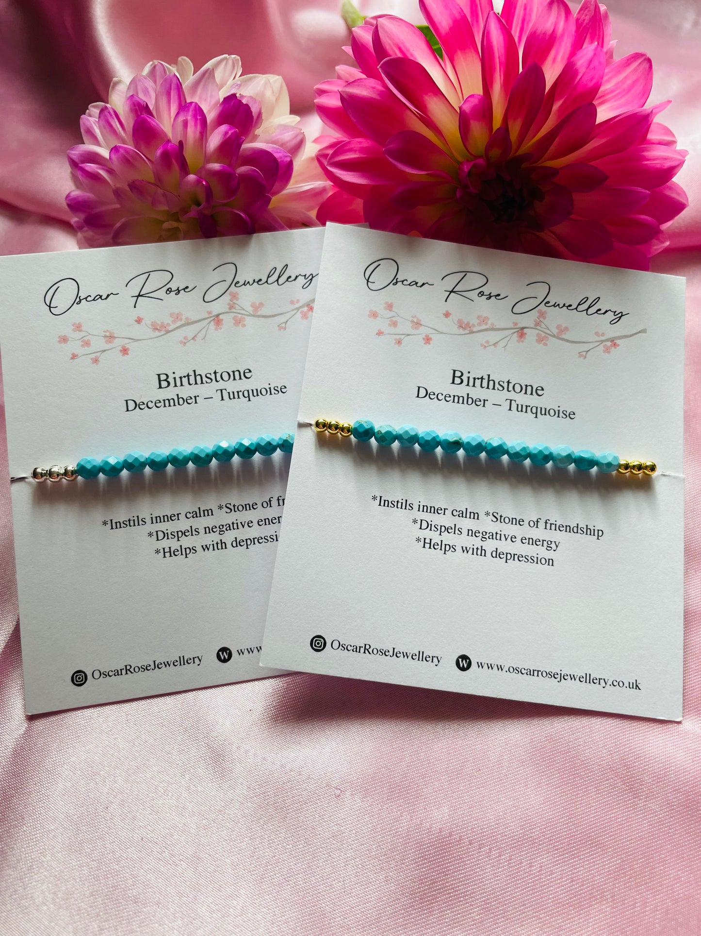 December Birthstone Bracelet - Turquoise