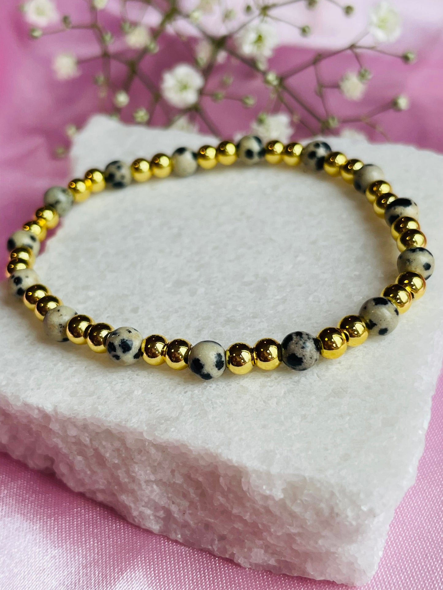 Dalmation Jasper Bracelet