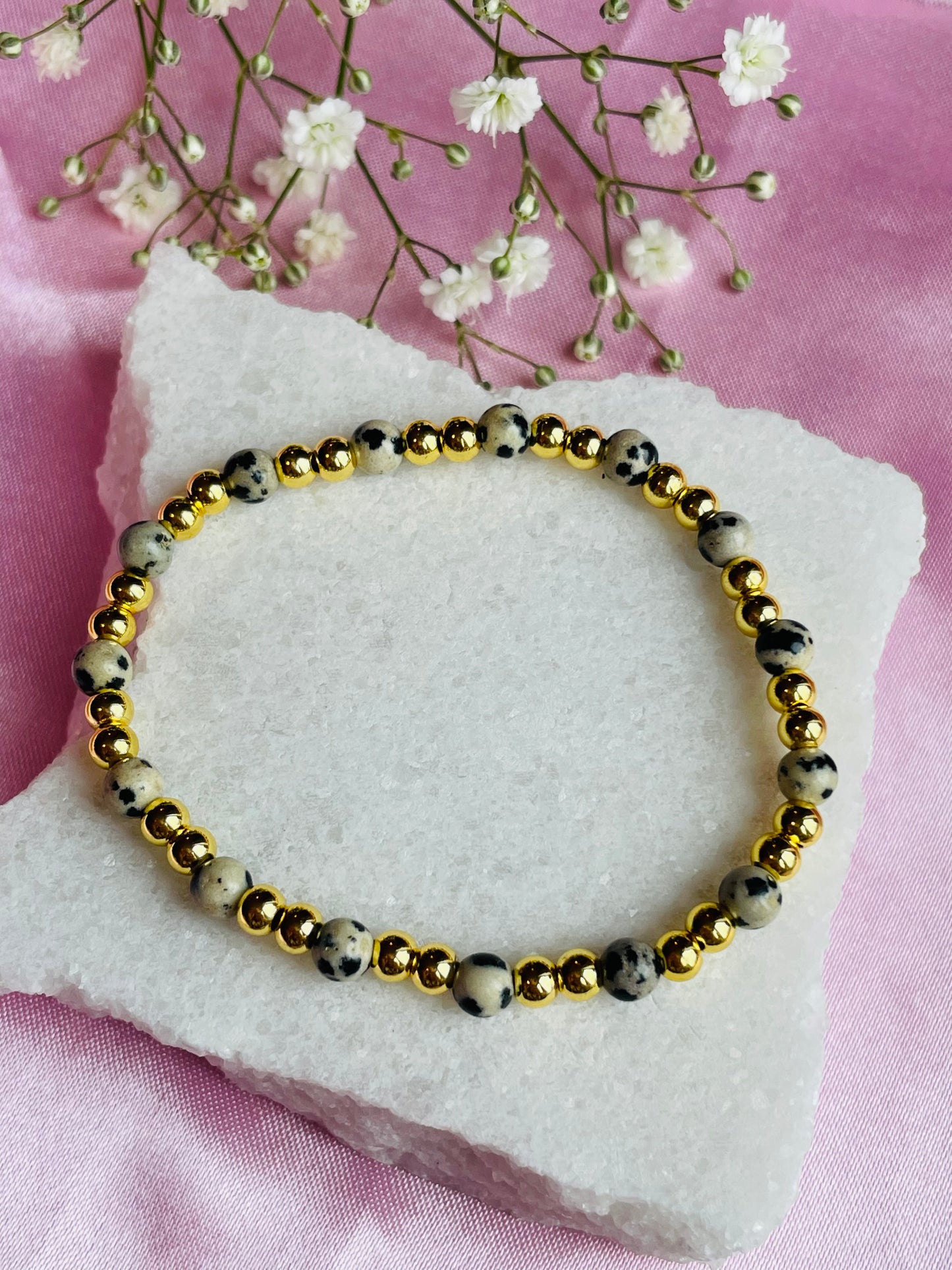 Dalmation Jasper Bracelet