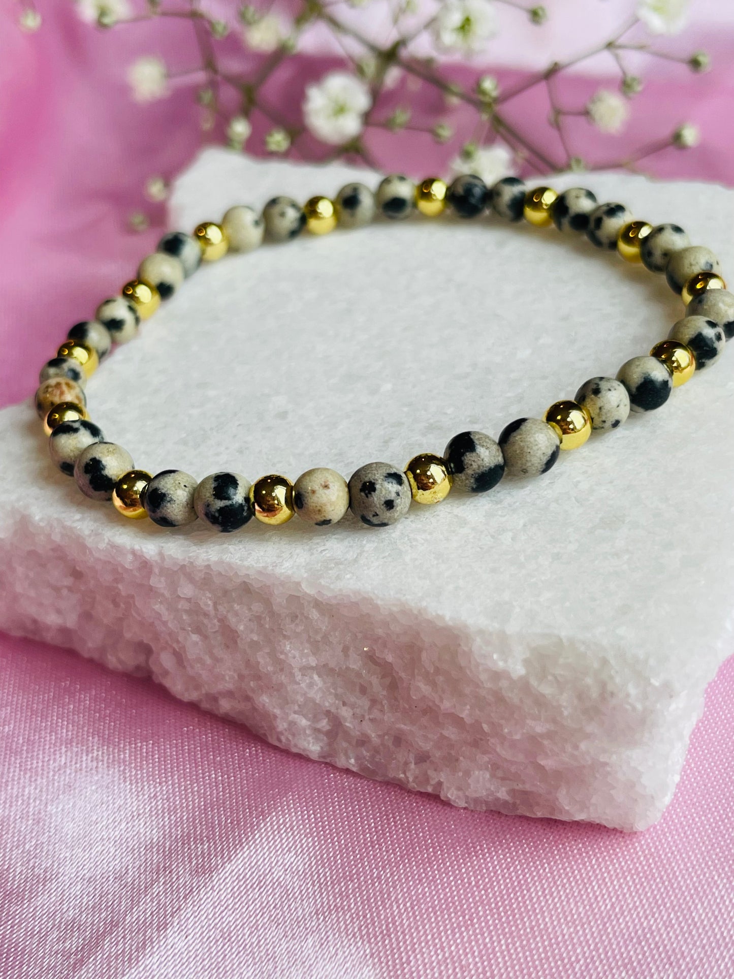 Dalmation Jasper Bracelet