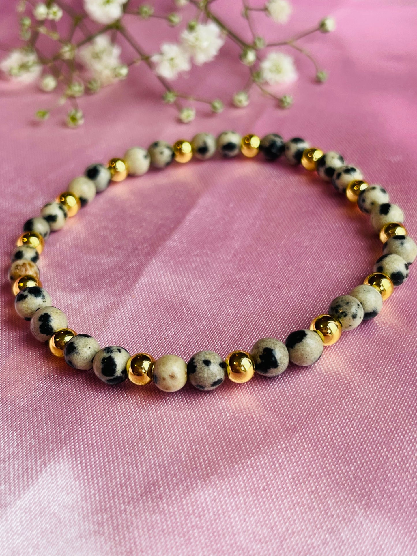 Dalmation Jasper Bracelet