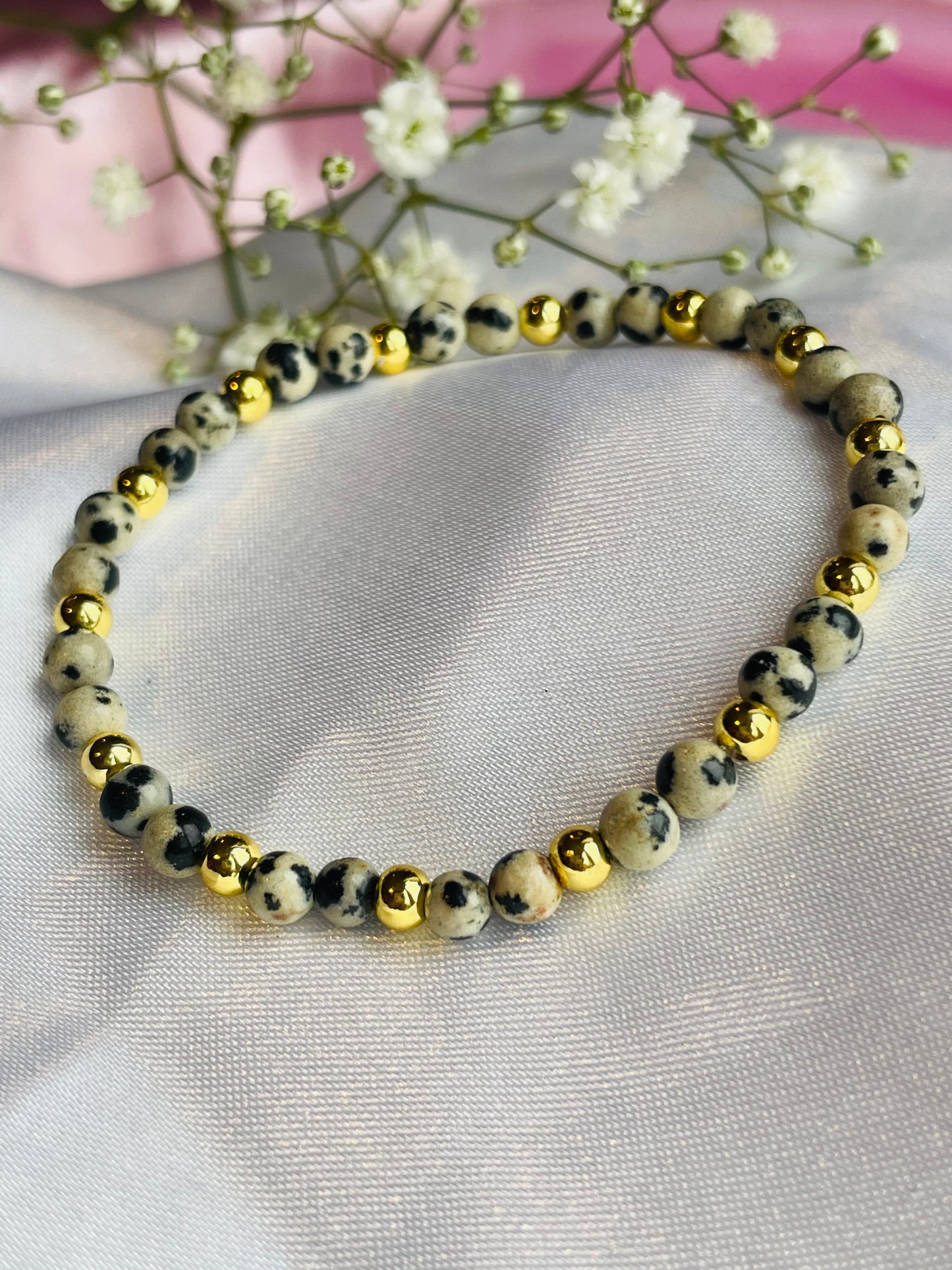 Dalmation Jasper Bracelet