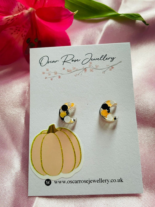 Halloween Resin Stud Earrings