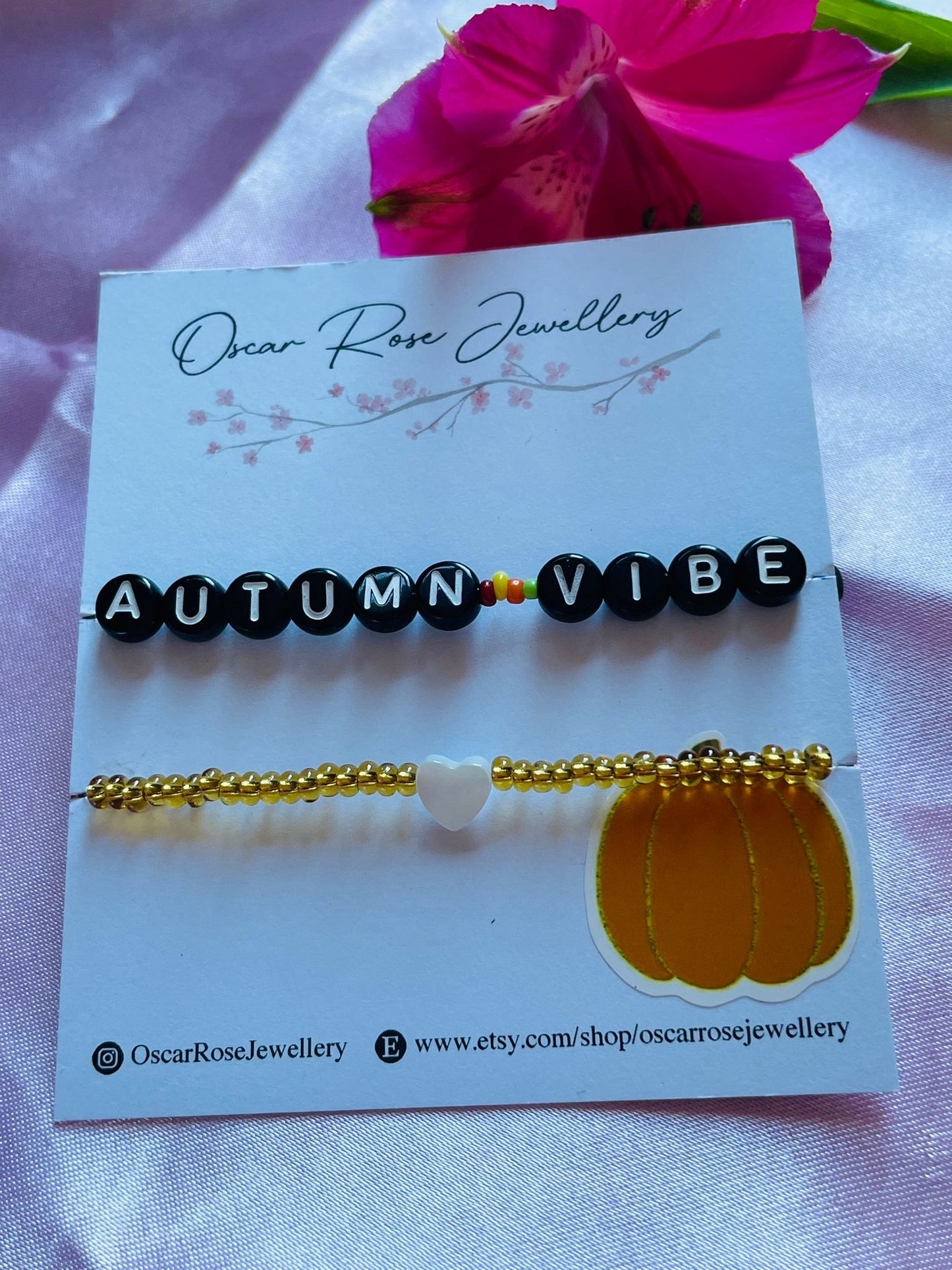 Autumn Seed Bead Bracelets