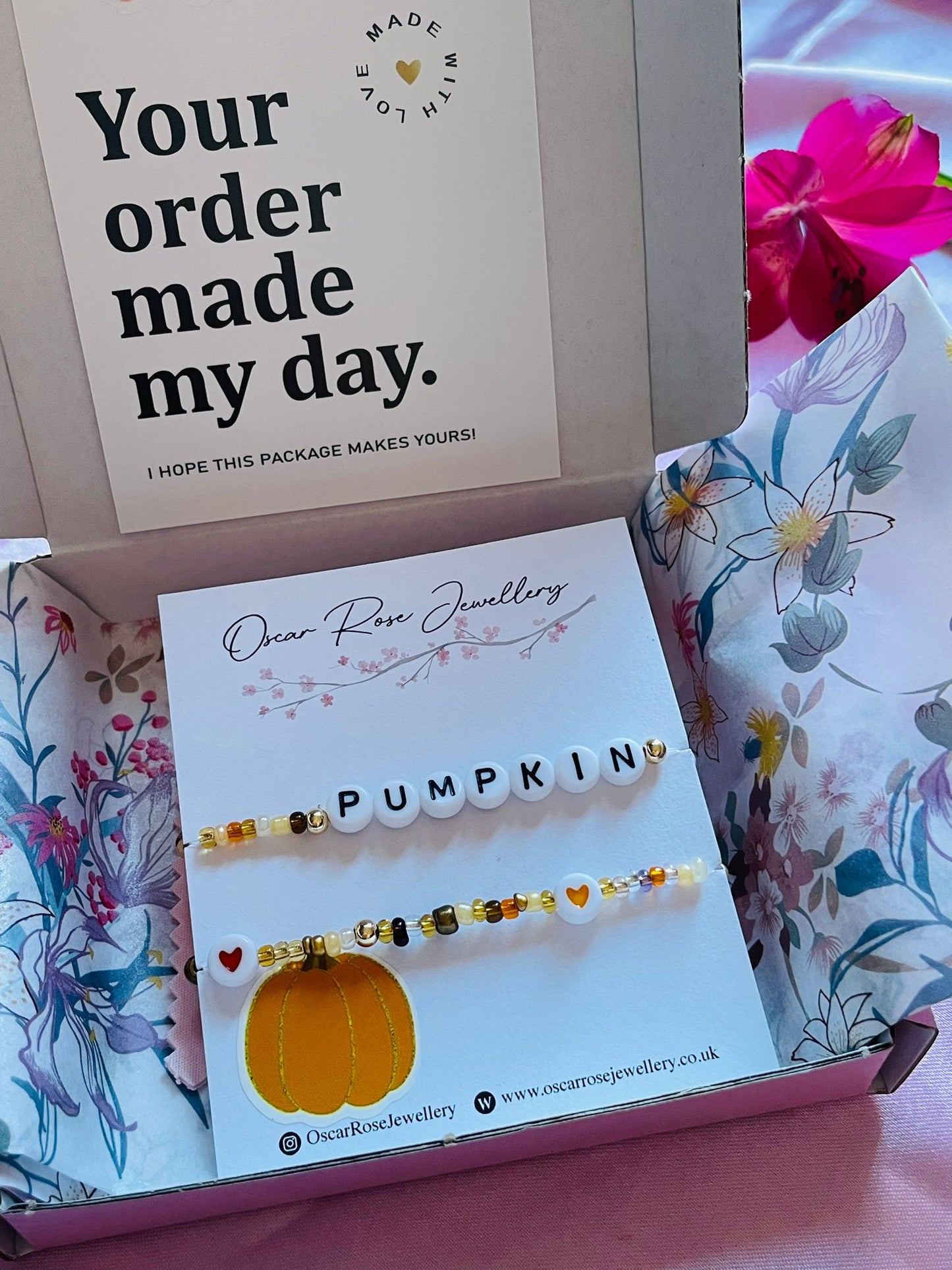 Autumn Seed Bead Bracelets