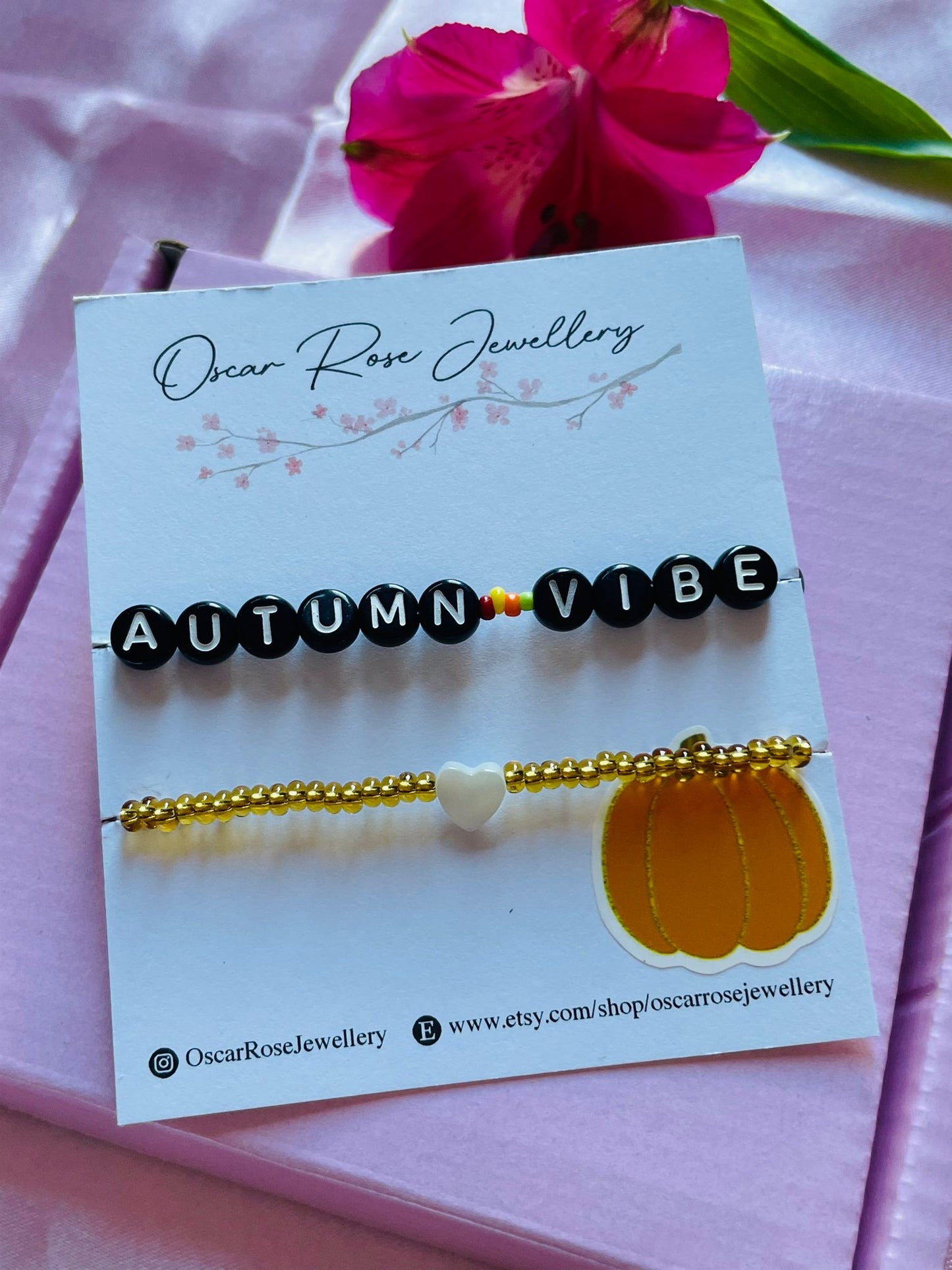 Autumn Seed Bead Bracelets