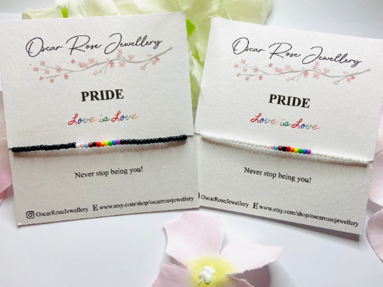 Pride/Progress Pride Stretch Bracelet